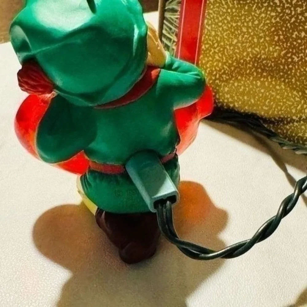 Hallmark Keepsake 1990 Elf of the Year Light Up Ornament, Vintage, Christmas NIB